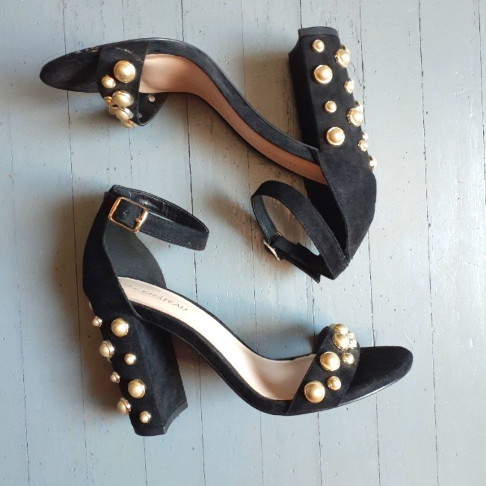Le Chateau Embellished Heeled Sandals
